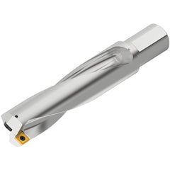 Indexable Insert Drill: DFPR2000R4WB200, 2.0390" Max Dia, 8.0000" Max Depth, 4xD, 2.0000" Shank Dia