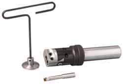 Indexable Boring Bar: .438 MIN 5D CARB TPGB, 0.27" Min Bore Dia, 3/8" Shank Dia, 5 &deg; Lead Angle, Solid Carbide