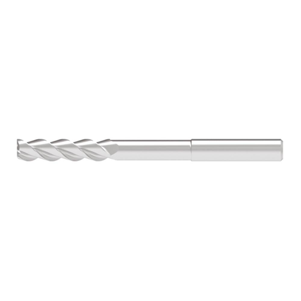 Corner Radius End Mill: 8.00 mm Dia, 33.00 mm LOC, 0.50 mm Radius, 3 Flute, Solid Carbide