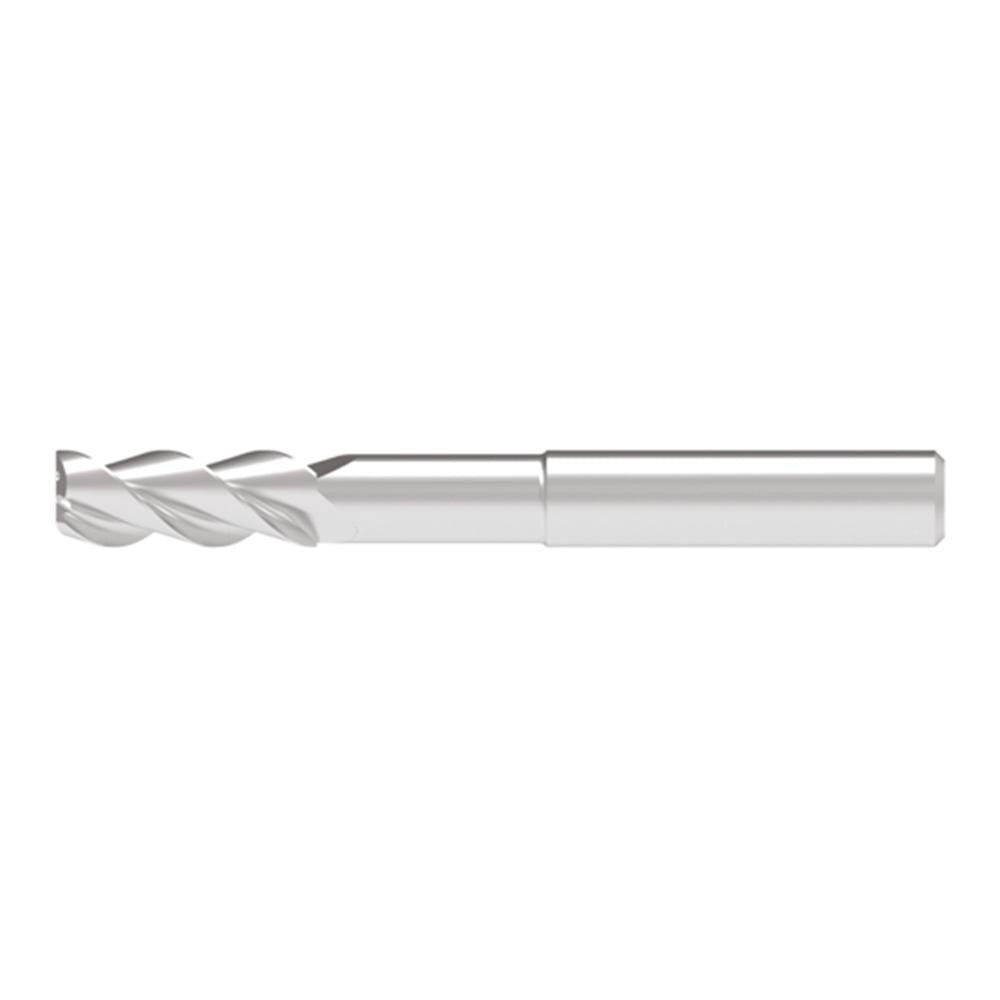 Corner Radius End Mill: 6.00 mm Dia, 16.00 mm LOC, 0.30 mm Radius, 3 Flute, Solid Carbide