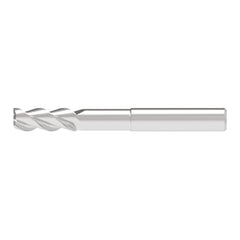 Corner Radius End Mill: 6.00 mm Dia, 16.00 mm LOC, 0.30 mm Radius, 3 Flute, Solid Carbide