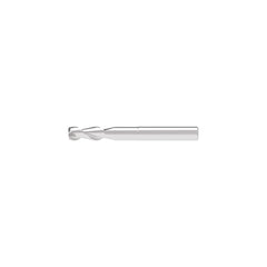 Corner Chamfer End Mill: 9.00 mm Dia, 26.00 mm LOC, 2 Flute, 0.10 mm Chamfer Width, Solid Carbide