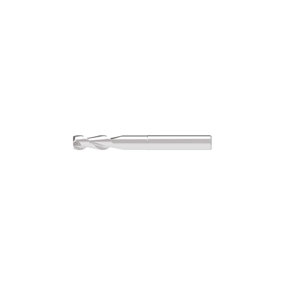 Corner Chamfer End Mill: 5.00 mm Dia, 13.00 mm LOC, 2 Flute, 0.10 mm Chamfer Width, Solid Carbide