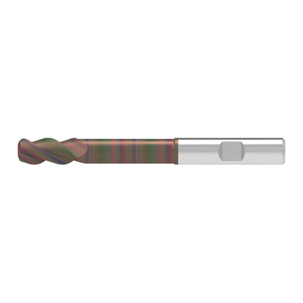 Corner Radius End Mill: 10.00 mm Dia, 26.00 mm LOC, 1.50 mm Radius, 3 Flute, Solid Carbide