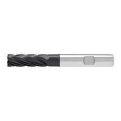 Corner Chamfer End Mill: 18.00 mm Dia, 55.00 mm LOC, 6 Flute, 0.20 mm Chamfer Width, Solid Carbide