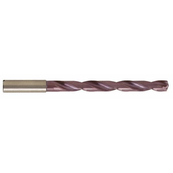 Taper Length Drill Bit: Series 5512, 5/8" Dia, 140 &deg; Point, Solid Carbide