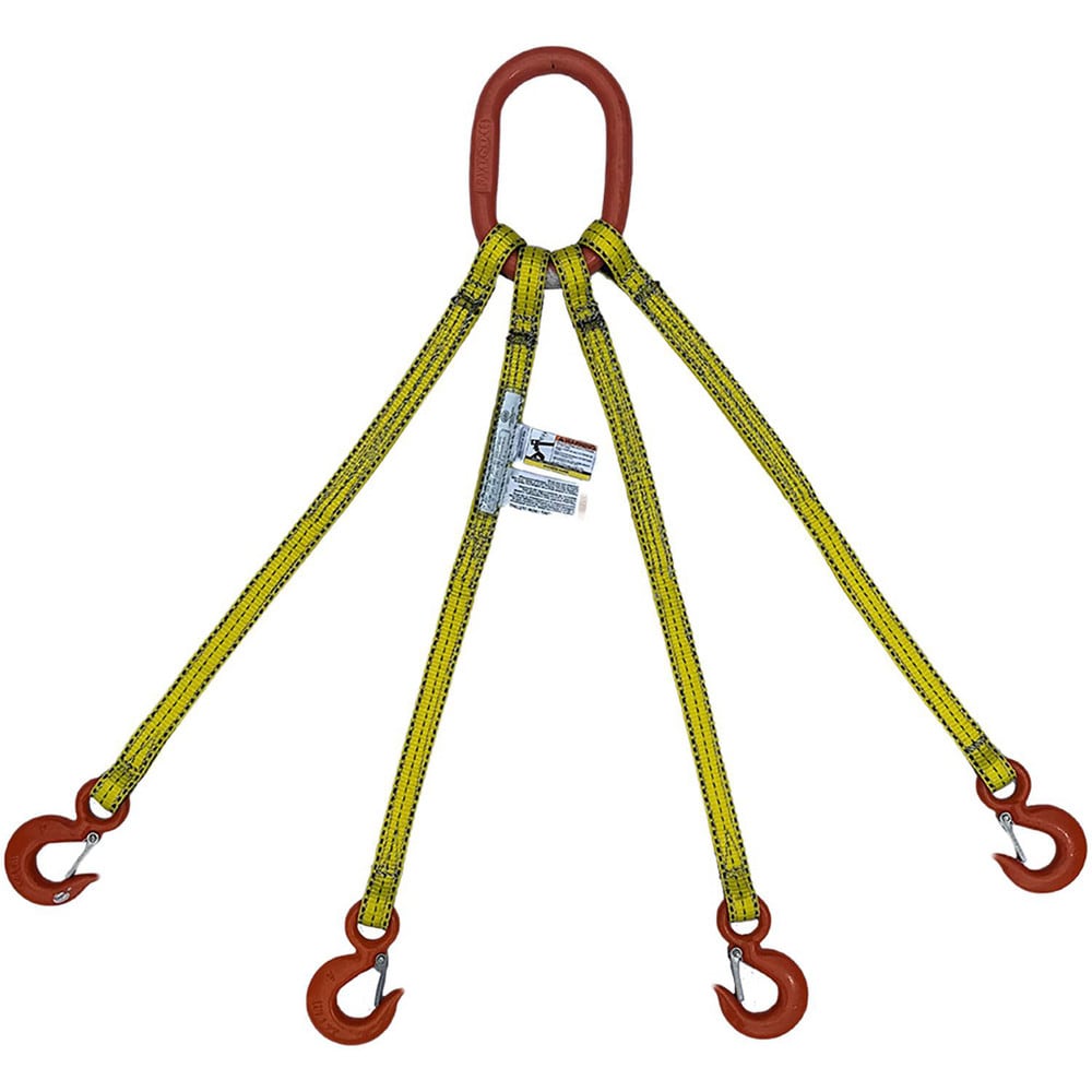 Bridle, Type 10 Web Sling: 4' Long, 2" Wide, Polyester