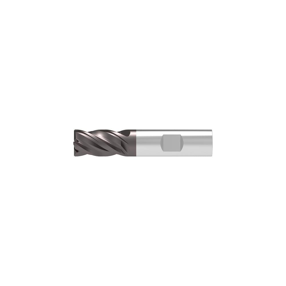Corner Chamfer End Mill: 3.00 mm Dia, 5.00 mm LOC, 4 Flute, 0.15 mm Chamfer Width, Solid Carbide