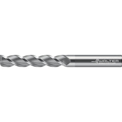 Roughing End Mill: 5/8" Dia, 3 Flute, Single End, Solid Carbide