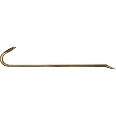 Pry Bars; Prybar Type: Wrecking; Non-Sparking; End Angle: Offset; End Style: Hook, Lever; Material: Beryllium Copper; Bar Shape: Round; Overall Length (mm): 900.0000