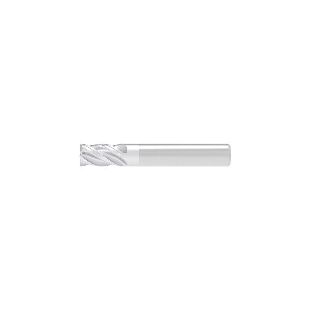 Corner Chamfer End Mill: 18.00 mm Dia, 22.00 mm LOC, 4 Flute, 0.30 mm Chamfer Width, Solid Carbide