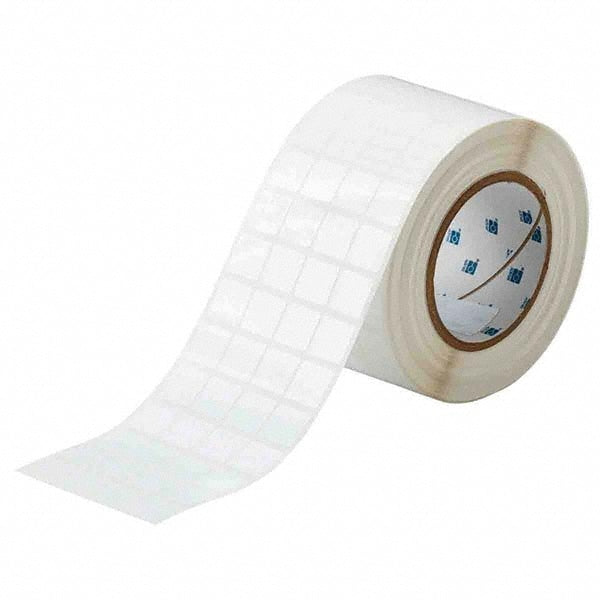Label Maker Label: White, Polyester, 3/4" OAW, 10,000 per Roll