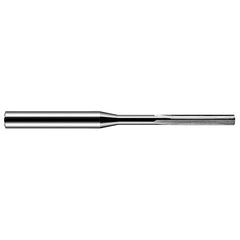Chucking Reamer: 0.0805" Dia, 2" OAL, 9/16" Flute Length, Straight-Cylindrical Shank, Solid Carbide
