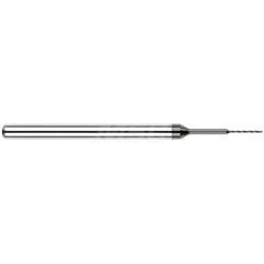 Micro Drill Bit: #81 (0.0130"), 130 deg, Solid Carbide