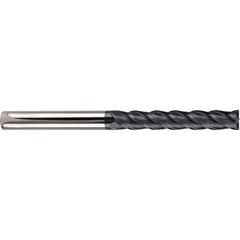 Square End Mill: 10.00 mm Dia, 38.00 mm LOC, 4 Flute, Solid Carbide
