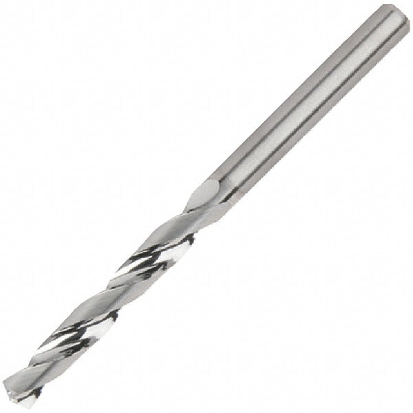 Jobber Drill: 13.10 mm Dia, 135 deg Point, Solid Carbide