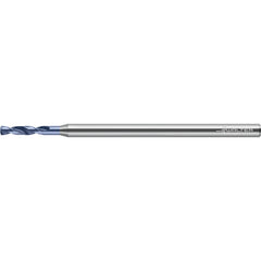 Micro Drill Bit: 2.65 mm Dia, (0.1043"), 150 deg, Solid Carbide