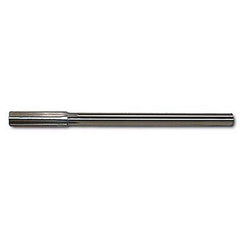 Chucking Reamer: 0.2455" Dia, 6" OAL, 1-1/2" Flute Length, Straight-Cylindrical Shank, HSS