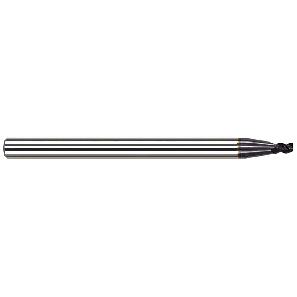 Square End Mill: 0.1406" Dia, 0.1120" LOC, 4 Flute, Solid Carbide