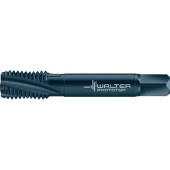 Spiral Flute Tap: 3/4-10, UNC, 4 Flute, Bottoming Chamfer, 3B Class of Fit, High-Speed Steel-E, Steam Oxide Finish