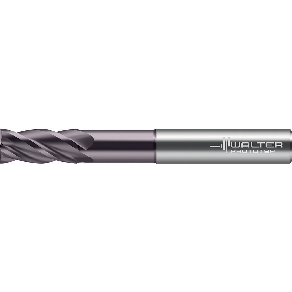 Square End Mill: 16.00 mm Dia, 65.0000 mm LOC, 4 Flute, Solid Carbide