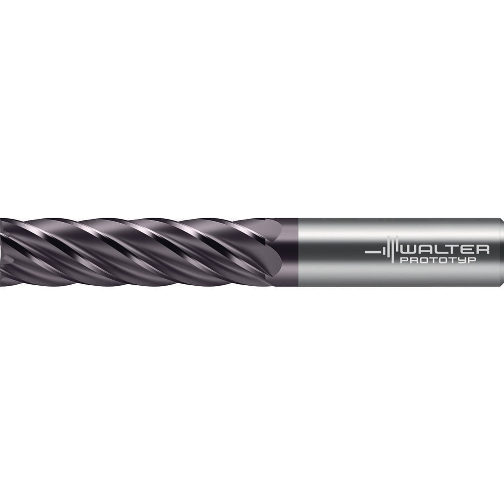 Square End Mill: 20.00 mm Dia, 75.0000 mm LOC, 6 Flute, Solid Carbide