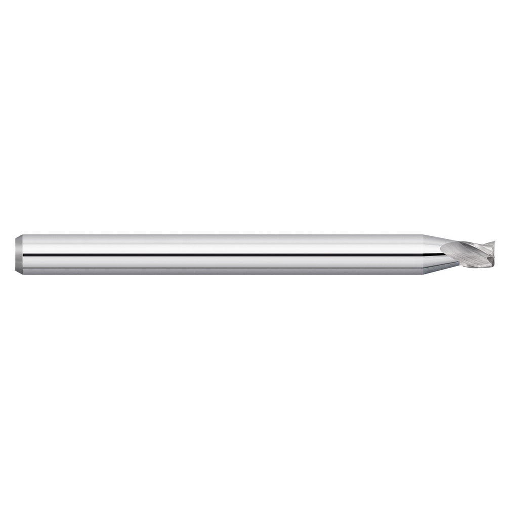 Square End Mill: 0.1000" Dia, 0.1500" LOC, 3 Flute, Solid Carbide