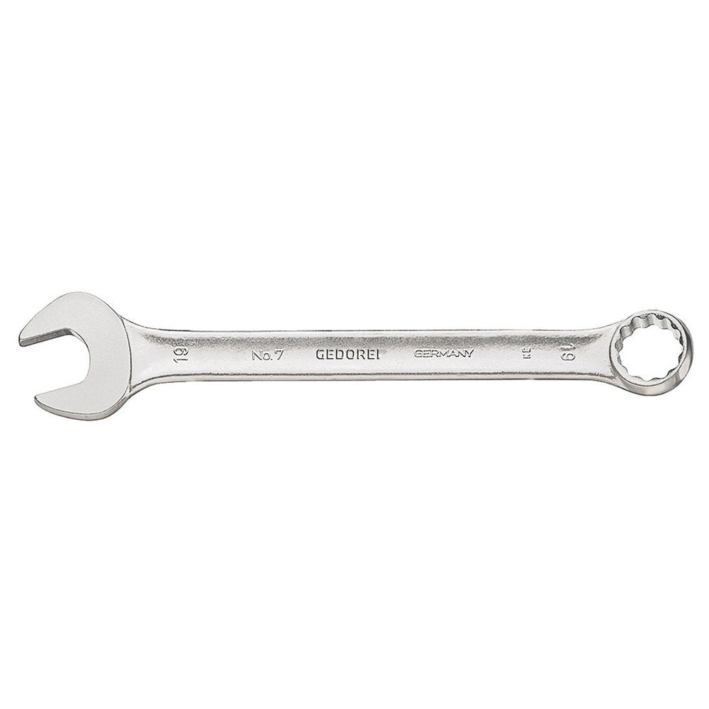 Combination Wrench: 21.00 mm Head Size, 15 deg Offset