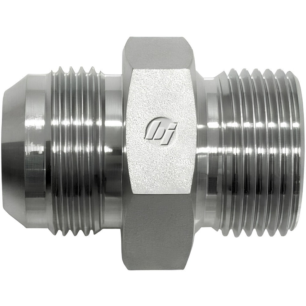 Steel Flared Tube 1-1/16-12 x 1/2-14 Thread, 37 deg Flared Angle