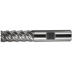 Square End Mill: 5/8" Dia, 2-1/2" LOC, 5 Flute, Solid Carbide