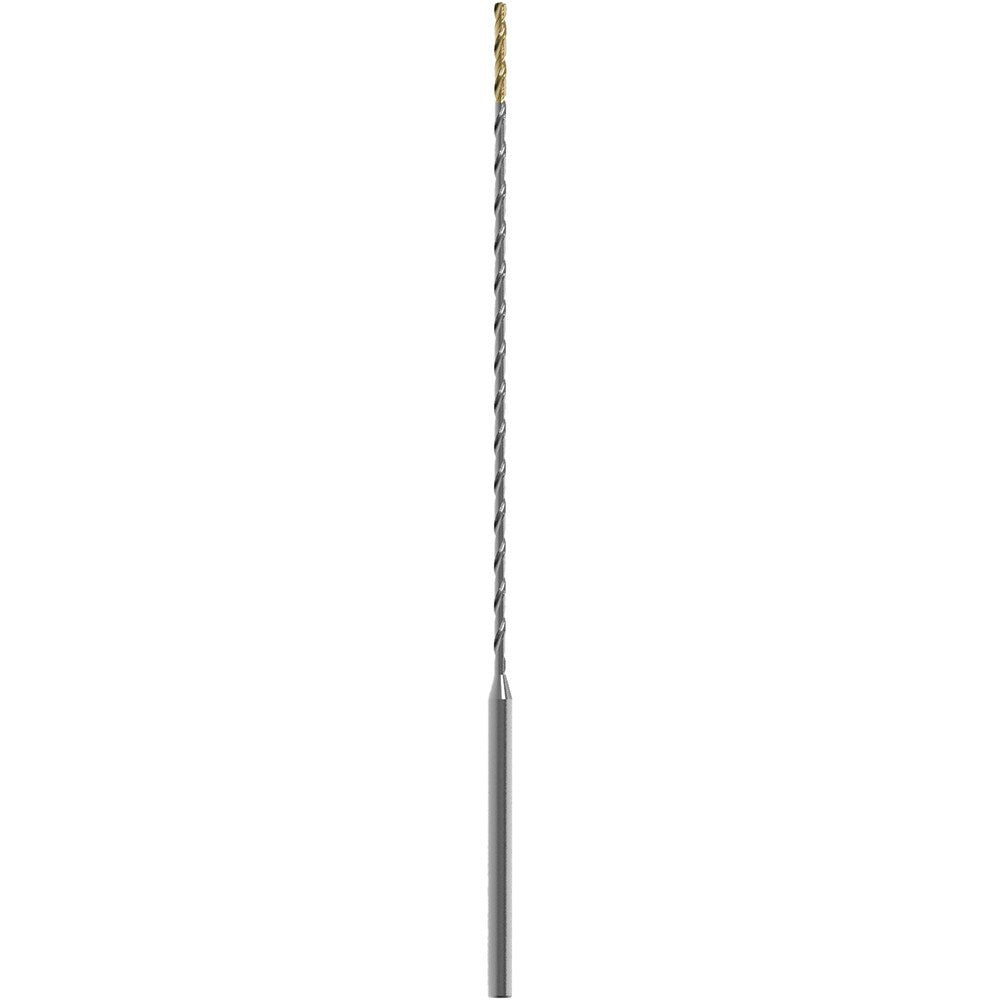 Micro Drill Bit: 1.00 mm Dia, (0.0394"), 139 deg, Solid Carbide
