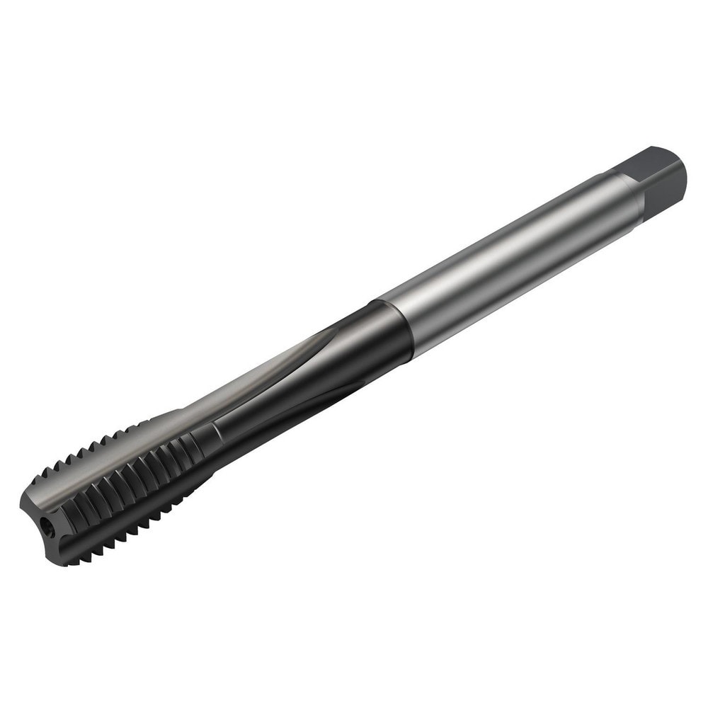 Straight Flute Tap: M16x1.5 M, 3 Flute, Bottoming Chamfer, 6HX Class of Fit, Powdered Metal HSS, ta-C (DLC) Finish