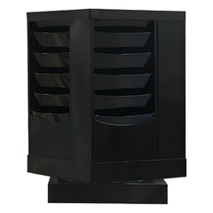 Compartment Storage Boxes & Bins; Type: Rotary Literature Rack; Product Type: Rotary Literature Rack; Overall Width (Inch): 14-1/8; Overall Width: 14; Overall Depth (Inch): 14-1/8