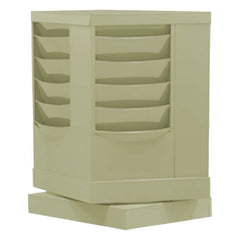 Compartment Storage Boxes & Bins; Type: Rotary Literature Rack; Product Type: Rotary Literature Rack; Overall Width (Inch): 14-1/8; Overall Width: 14; Overall Depth (Inch): 14-1/8