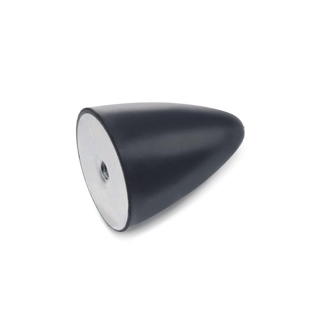 Vibration Isolators; Isolator Type: Plate/Plate; Insert Material: Stainless Steel; Isolator Material: Natural Rubber; Maximum Load Capacity: 649.44 N; Top Diameter: 38.00; Thread Size: 5/16-18; Overall Width: 38 mm