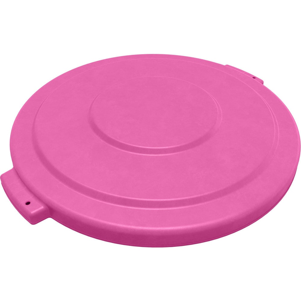 Trash Can & Recycling Container Lids; Lid Type: Flat; Lid Shape: Round; Container Shape: Round; Compatible Container Capacity: 20 Gallon; Color: Pink; Material: HDPE; For Use With: Bronco 20 Gallon Trash Contain