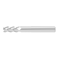 Square End Mill: 18.00 mm Dia, 20.00 mm LOC, 3 Flute, Solid Carbide