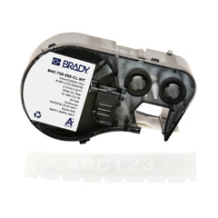 Labels, Ribbons & Tapes; Application: Label Printer Cartridge; Type: Label Printer Cartridge; Color Family: Clear; Color: White on Clear