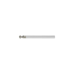 Ball End Mill: 5.00 mm Dia, 5.50 mm LOC, 2 Flute, Solid Carbide