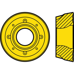 Milling Insert: RPKT1605M0T-8-M18 MP3501, Carbide