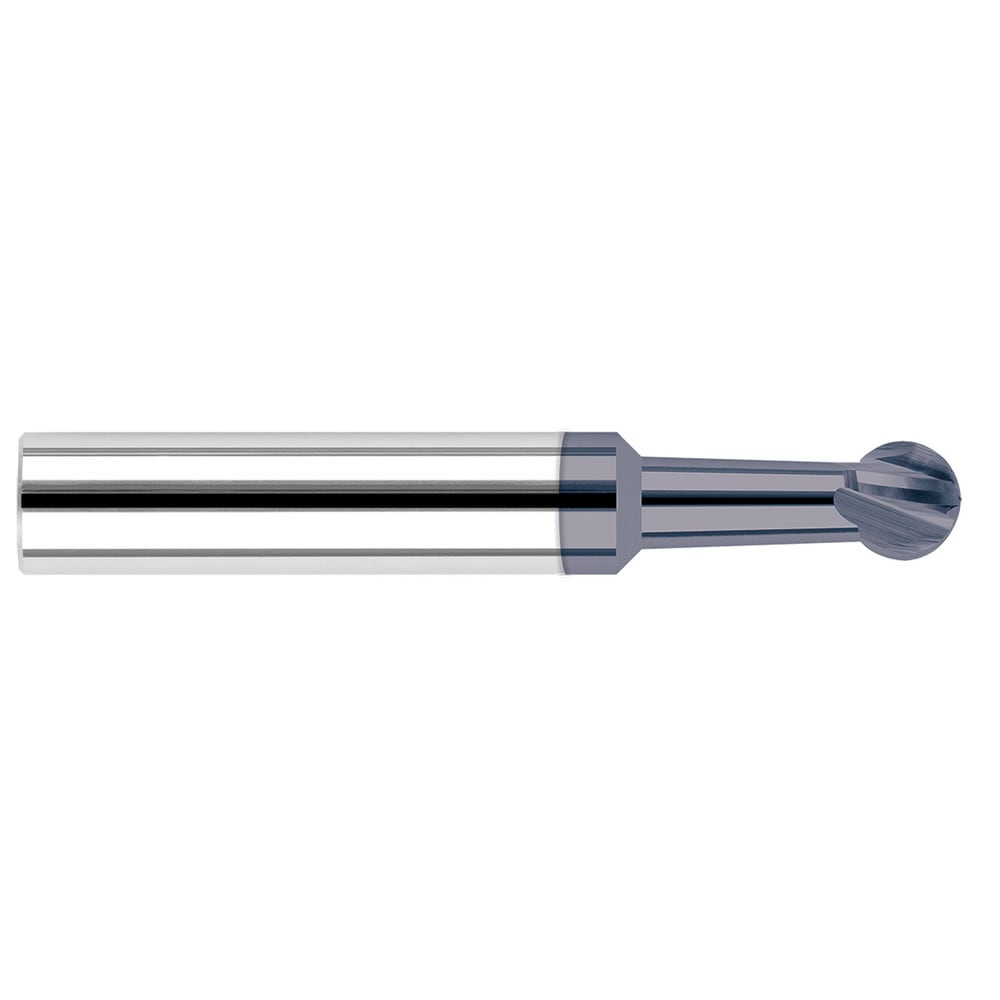 Undercutting End Mills; Mill Diameter (Decimal Inch): 0.3750; Mill Diameter (Inch): 3/8; Length Of Cut (Decimal Inch - 4 Decimals): 0.3200; Overall Length (Inch): 2-1/2; Radius: 0.1875; Number Of Flutes: 4; Neck Length (Decimal Inch): 0.2500; Neck Diamete