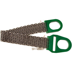 Wire Mesh Sling: Wire Mesh Choker, 4" Wide, 10' Sling Length, 10000 lb Vertical, 10000 lb Choker, 20000 lb Basket, Steel