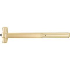 Push Bars; Material: Metal; Locking Type: Exit Device Only; Maximum Door Width: 3 ft; Finish/Coating: Satin Brass; Minimum Door Width: 2.33 ft