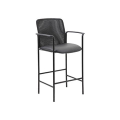 Contemporary Mesh Counter Stool: 28-1/2" Seat Height, 18-1/2 x 18", Caresoft Seat