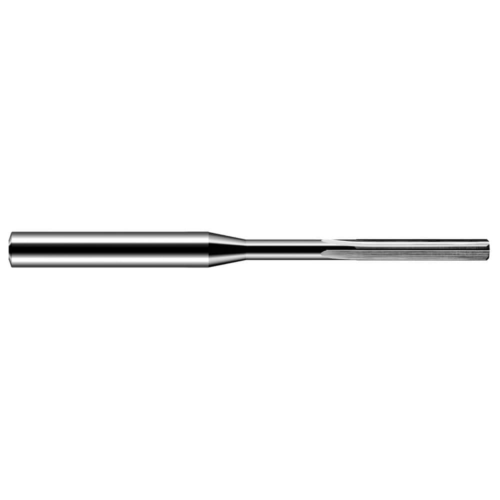 Chucking Reamer: 2.00mm Dia, 63.00mm OAL, 14.00mm Flute Length, Straight-Cylindrical Shank, Solid Carbide