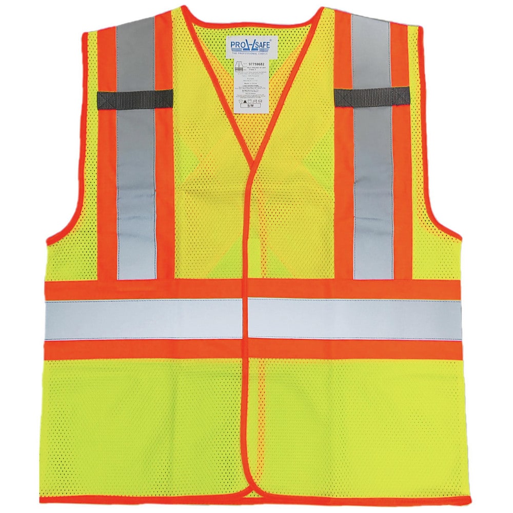 High Visibility Vest:  Small, Public Safety Vest,  ANSI Class 2