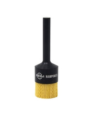 1 1/2″ Diameter × 1/2″ Shank Diameter × 1″ Trim Length, 0.040″ Abrasive Impregnated Bristle, Ceramic, AEB (Abrasive End Brush)