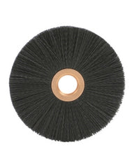 1 1/2″ Diameter × 1/4″ Width, Nylon, 0.0104″ Crimped Bristle, Wheel Brush
