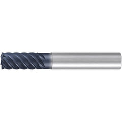 Square End Mill; 10 mm Dia. × 22 mm LOC × 10 mm Shank Dia. × 72 mm OAL ; 6 FL ; Carbide ; AlTiN ; Series 1827A