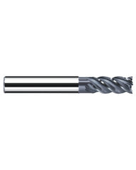 ‎5/16″ Cutting Dia. × 5/16″ Shank Dia. × 5/8″ LOC × 2-1/2″ OAL, 4 Flute, Carbide, Polychrom, Square Endmill, NB-NVS